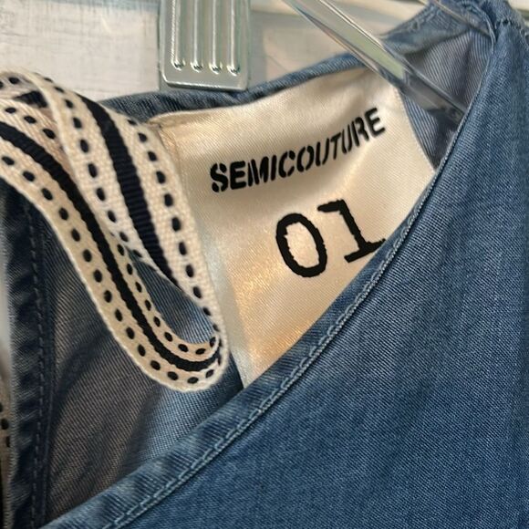 Semicouture 01 denim dress - size L - Picture 5 of 10